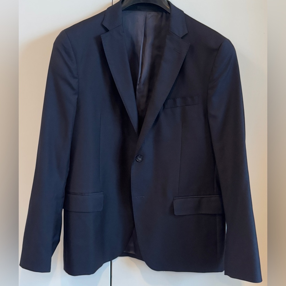 Officine Generale Paris Sport Jacket Wool Size 54 /44 US Navy Blue Men’s $900